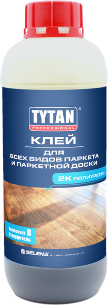 Изображение товара Клей для напольных покрытий Tytan Professional Для всех видов паркета 2х компонентный (10кг, бежевый)