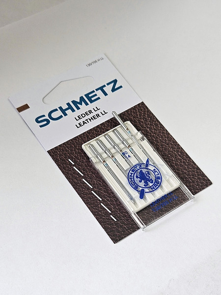 Изображение товара Набор игл для бытовой швейной машины Schmetz 130/705H-LL Leather NM90 (5шт)