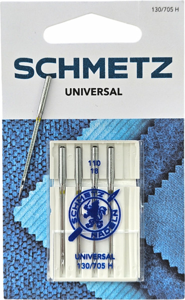 Изображение товара Набор игл для бытовой швейной машины Schmetz 130/705H Universal NM110 (5шт)