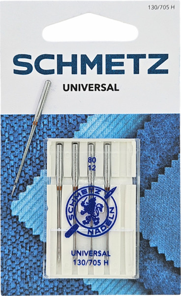 Изображение товара Набор игл для бытовой швейной машины Schmetz 130/705H Universal NM80 (5шт)