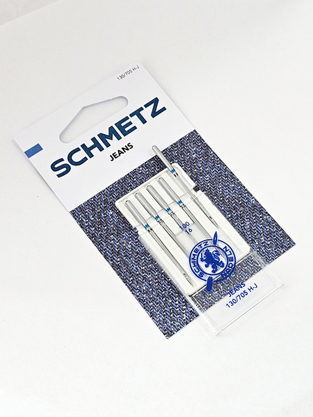 Изображение товара Набор игл для бытовой швейной машины Schmetz 130/705H-J Jeans NM100 (5шт)