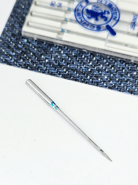 Изображение товара Набор игл для бытовой швейной машины Schmetz 130/705H-J Jeans NM90 (5шт)