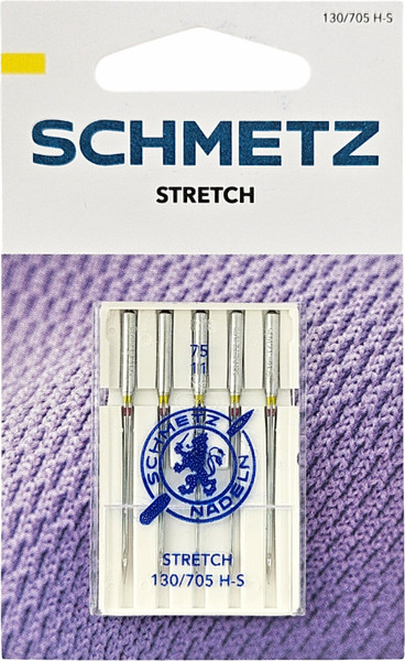 Изображение товара Набор игл для бытовой швейной машины Schmetz 130/705H-S Stretch NM75 (5шт)