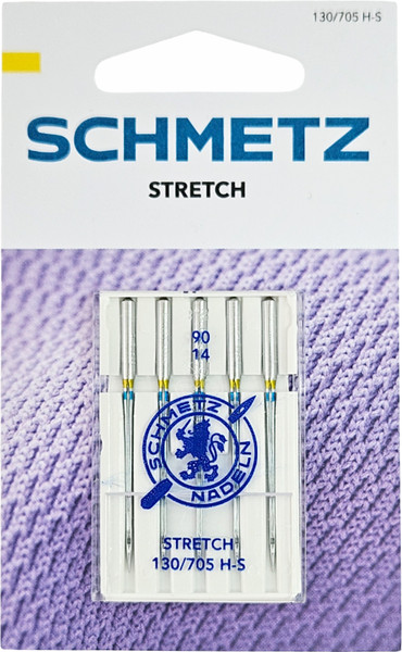 Изображение товара Набор игл для бытовой швейной машины Schmetz 130/705H-S Stretch NM90 (5шт)