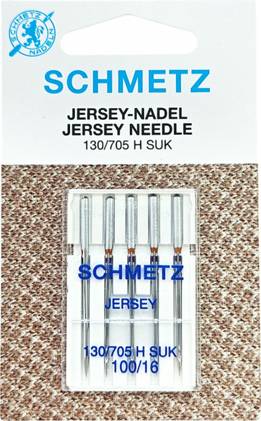 Изображение товара Набор игл для бытовой швейной машины Schmetz 130/705H-SUK Jersey NM100 (5шт)