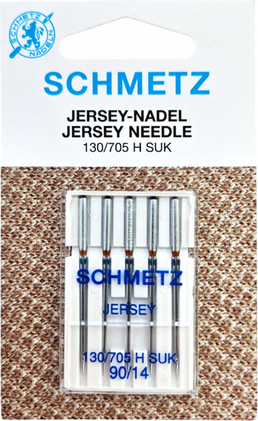 Изображение товара Набор игл для бытовой швейной машины Schmetz 130/705H-SUK Jersey NM90 (5шт)
