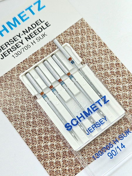 Изображение товара Набор игл для бытовой швейной машины Schmetz 130/705H-SUK Jersey NM90 (5шт)