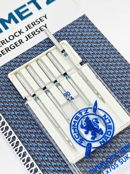 Изображение товара Набор игл для бытовой швейной машины Schmetz ELx705 SUK CF Overlock NM90 (5шт)