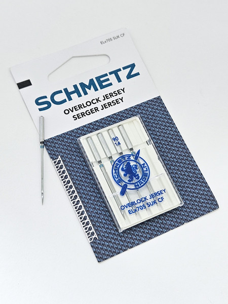 Изображение товара Набор игл для бытовой швейной машины Schmetz ELx705 SUK CF Overlock NM90 (5шт)