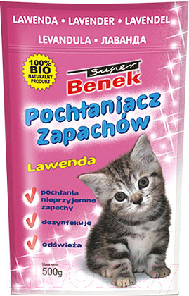 Изображение товара Кондиционер для кошачьего туалета Super Benek Лаванда (450г)