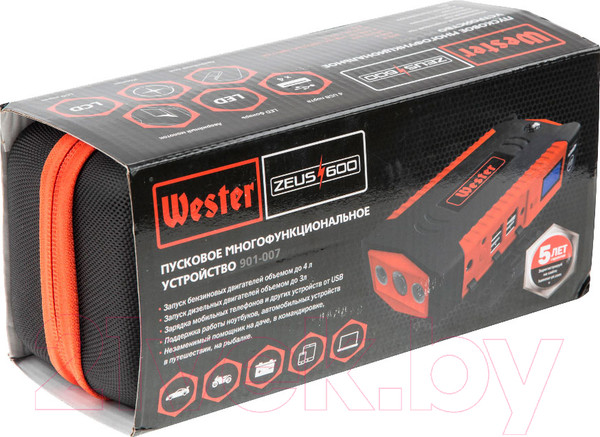 Изображение товара Пусковое устройство Wester Zeus 600 / 528858