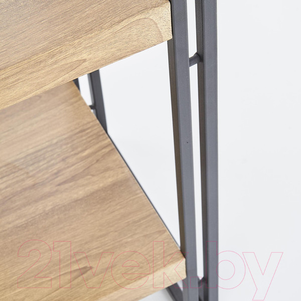 Изображение товара Стеллаж Halmar Bolivar REG-1 (дуб золотой/черный)