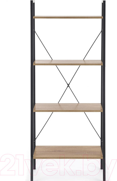 Изображение товара Стеллаж Halmar Narvik REG-2 (дуб сонома/черный)