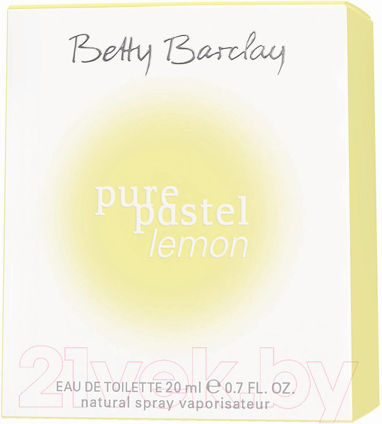 Изображение товара Туалетная вода Betty Barclay Pure Pastel Lemon (20мл)