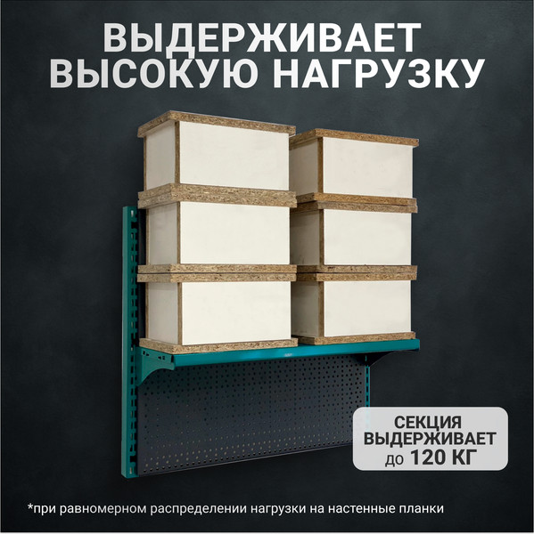 Изображение товара Перфорированная панель Kladenets Настенный 600x1000 / 1100-254-BF