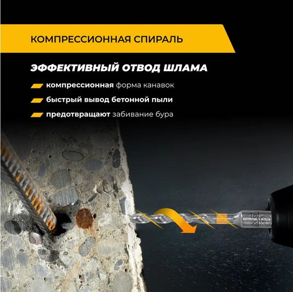 Изображение товара Бур Rage SDS-plus Furious 12x210мм / 567221