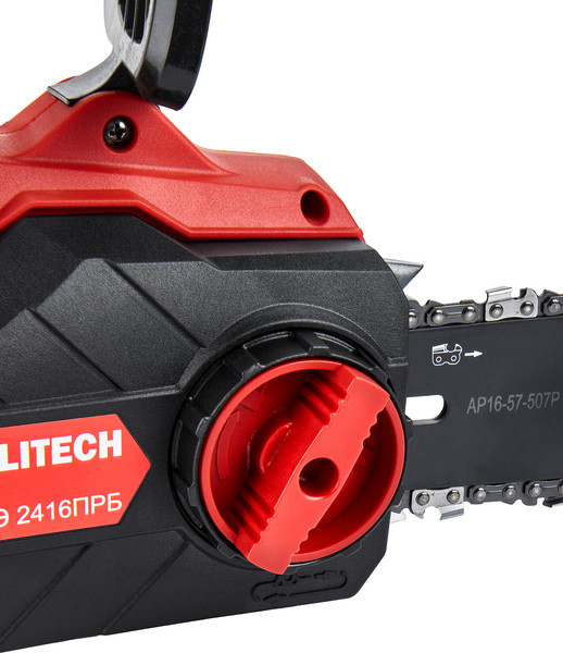 Изображение товара Пила цепная аккумуляторная Elitech ПЭ 2416ПРБ / 210671 (E1611.020.00)