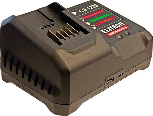 Изображение товара Зарядное устройство для электроинструмента Elitech HD Professional CS 1220 / 205798 (E0911.019.00)