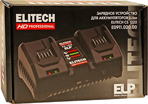Изображение товара Зарядное устройство для электроинструмента Elitech HD Professional CS 1222 / 205799 (E0911.020.00)