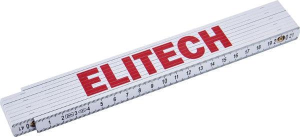 Изображение товара Складной метр Elitech 207205 (2м)
