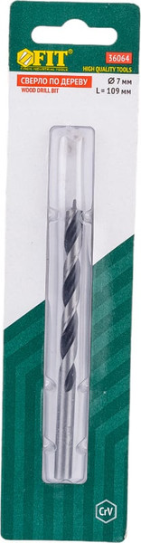 Изображение товара Сверло FIT По дереву 7мм / 36064