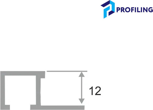 Изображение товара Уголок под плитку Profiling Алюминиевый ПО-П12х12 (2.7м, серебристый глянец)
