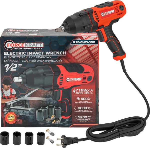 Изображение товара Гайковерт ForceKraft FK-P1B-GW5-500 (65924)