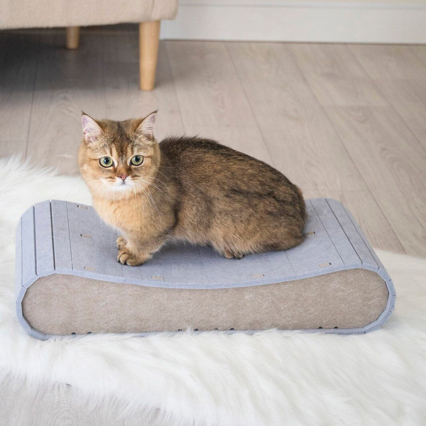 Изображение товара Домик-когтеточка Дарэленд Войлок / 8052сер-беж