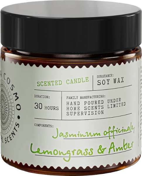 Изображение товара Свеча Eteria Cosmo Ароматическая Жасмин лемонграсс и амбра ETC0224 (Ароматическая)