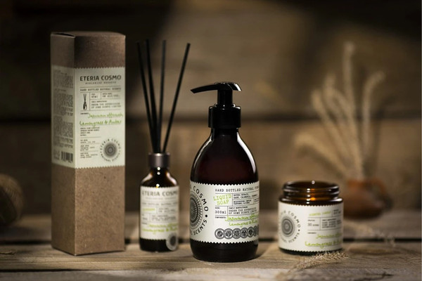 Изображение товара Свеча Eteria Cosmo Ароматическая Жасмин лемонграсс и амбра ETC0224 (Ароматическая)