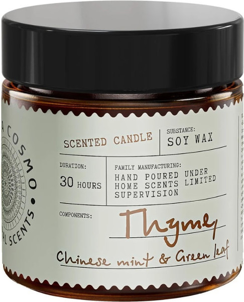 Изображение товара Свеча Eteria Cosmo Ароматическая Чабрец китайская мята и зеленый лист ETC0215