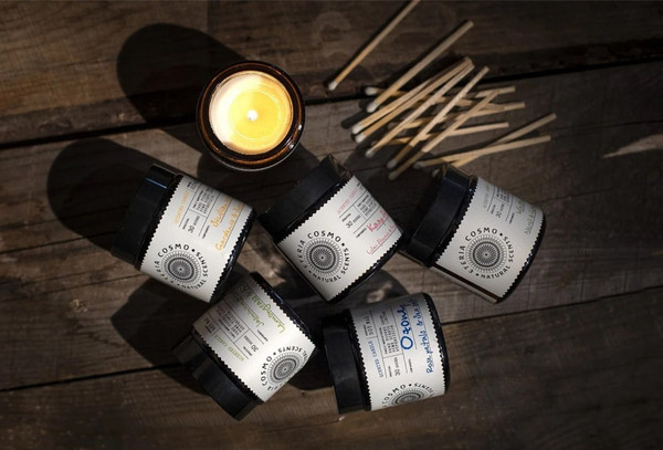 Изображение товара Свеча Eteria Cosmo Ароматическая Нарцисс нероли и мускус ETC0223