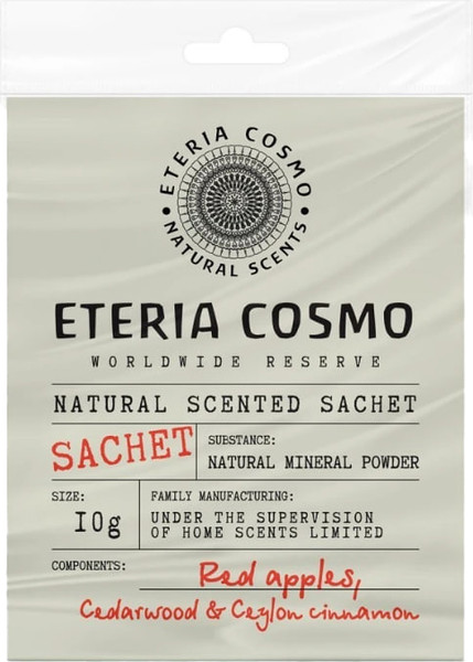 Изображение товара Ароматическое саше Eteria Cosmo Яблочный пирог корица и кедр ETC0311 (10г)