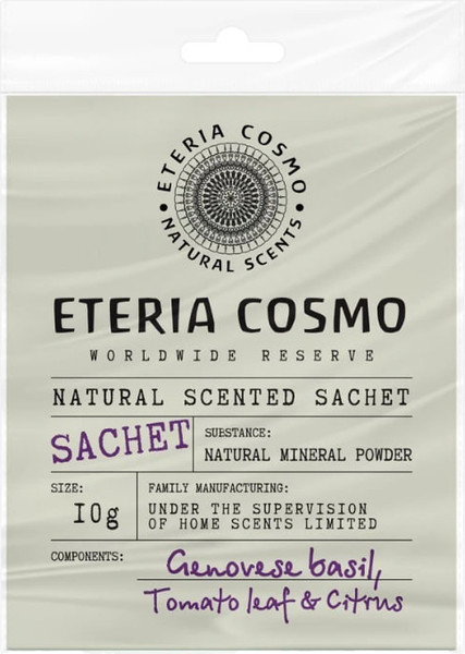 Изображение товара Ароматическое саше Eteria Cosmo Базилик томатный лист и цитрус ETC0316 (10г)