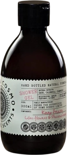 Изображение товара Гель для душа Eteria Cosmo Парфюмированный Фрезия сирень и драгоценное дерево ETC0521 (300мл)