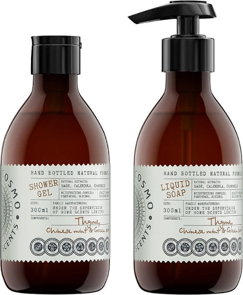 Изображение товара Набор косметики для тела Eteria Cosmo Чабрец китайская мята и зеленый лист набор ETC0615