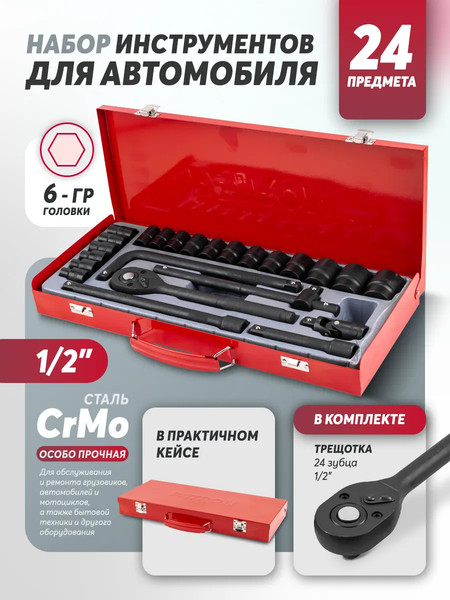 Изображение товара Универсальный набор инструментов Patron P-4245B-5MPB (65251)