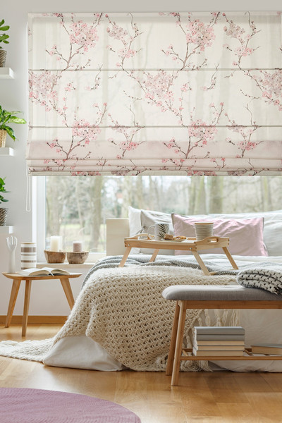 Изображение товара Римская штора Delfa Макси Sakura СШД-02М 564/008 (120x180, розовый)