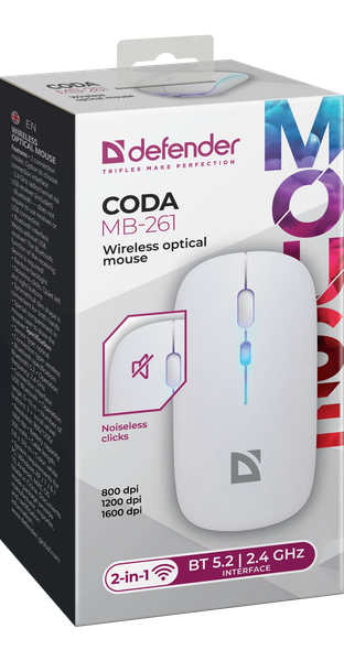Изображение товара Мышь Defender Coda MB-261 / 52262