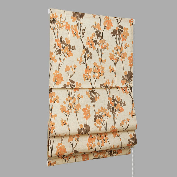 Изображение товара Римская штора Delfa Макси Bella СШД-210 700/13 W2647/4 (120x180, оранжевый)