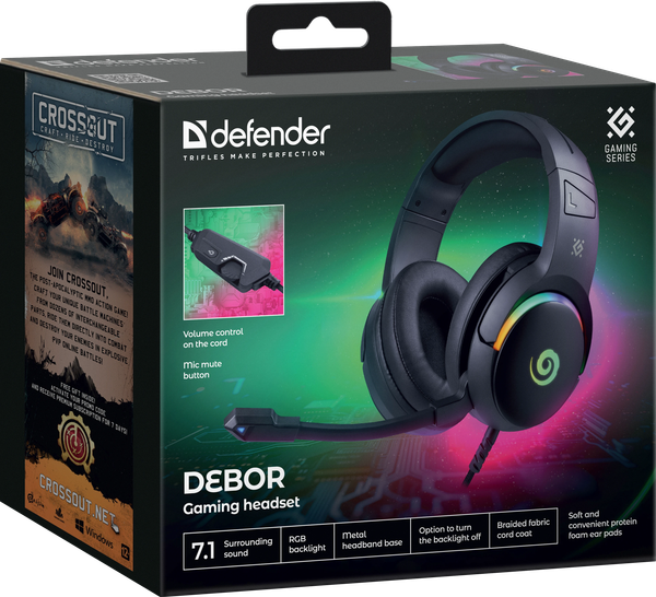 Изображение товара Наушники-гарнитура Defender Debor / 64663