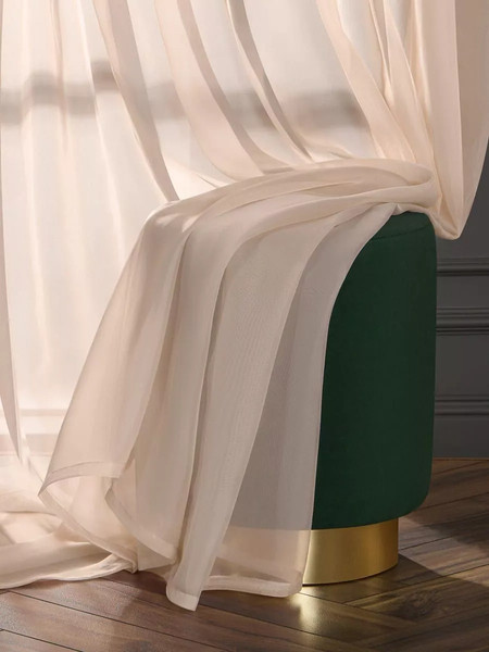 Изображение товара Гардина Arya Вуаль Veo 2045 П / 8001885870889 (персиковый мусс)