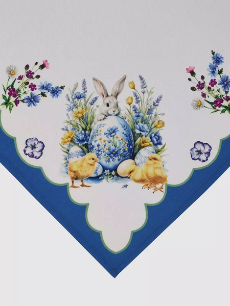 Изображение товара Скатерть Arya Easter / 8680943255655 (белый/голубой)