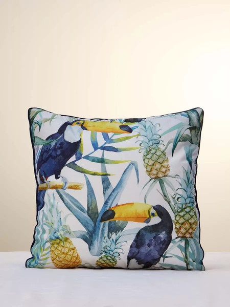 Изображение товара Чехол на подушку Arya Tropical / 8680943255570 (антрацит/зеленый/желтый)