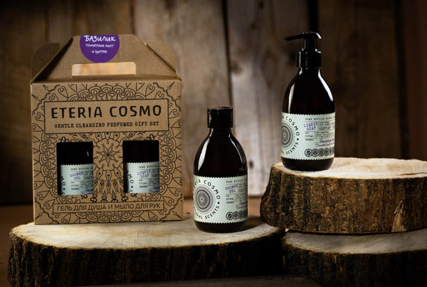 Изображение товара Набор косметики для тела Eteria Cosmo Базилик томатный лист и цитрус ETC0616