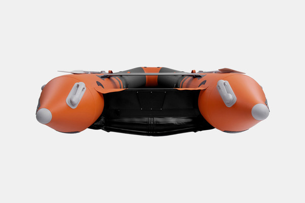 Изображение товара Надувная лодка GLADIATOR E380PRO (оранжевый/темно-серый)