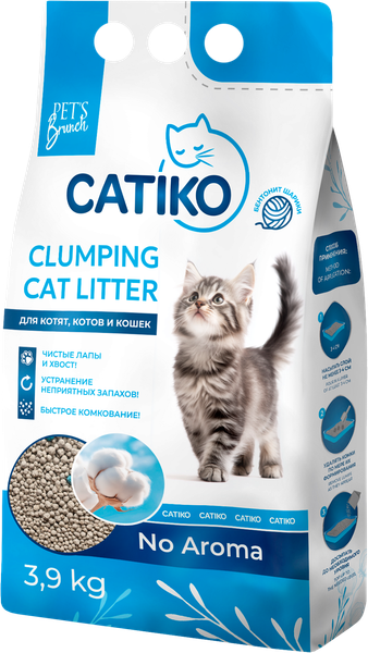 Изображение товара Наполнитель для туалета Catiko М Comfort (3.9кг)