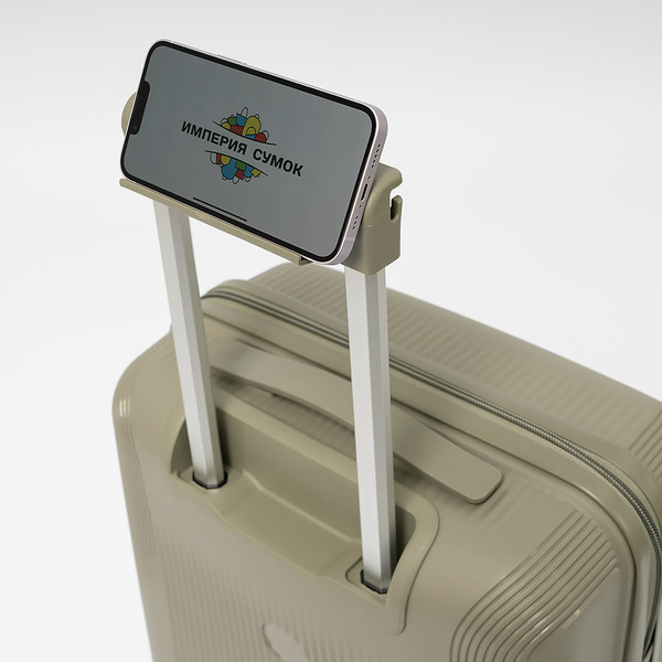 Изображение товара Чемодан на колесах Francesco Molinary 344-8038/3-20GGN (серый/зеленый)