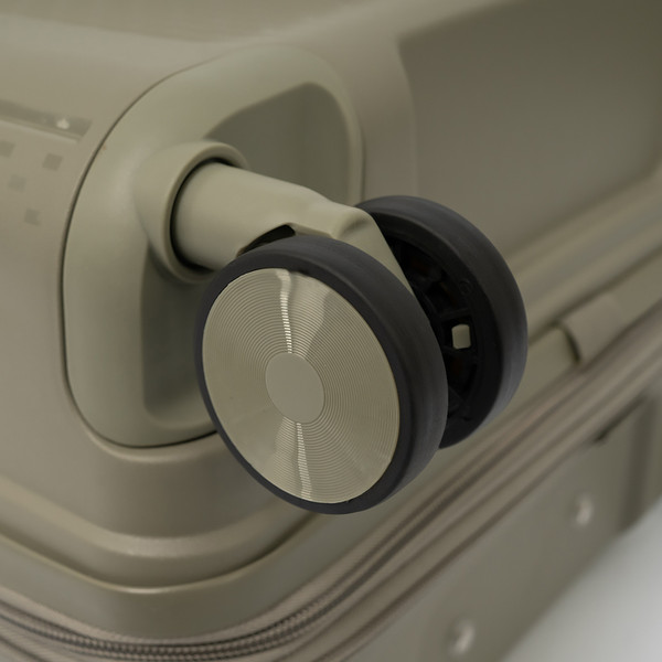 Изображение товара Чемодан на колесах Francesco Molinary 344-8038/3-20GGN (серый/зеленый)