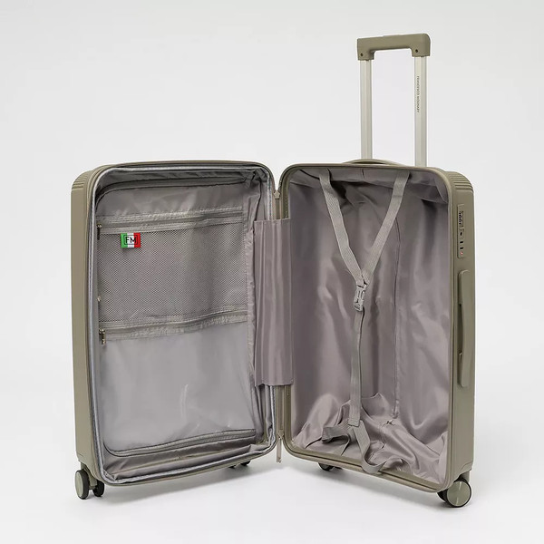 Изображение товара Чемодан на колесах Francesco Molinary 344-8038/3-24GGN (серый/зеленый)